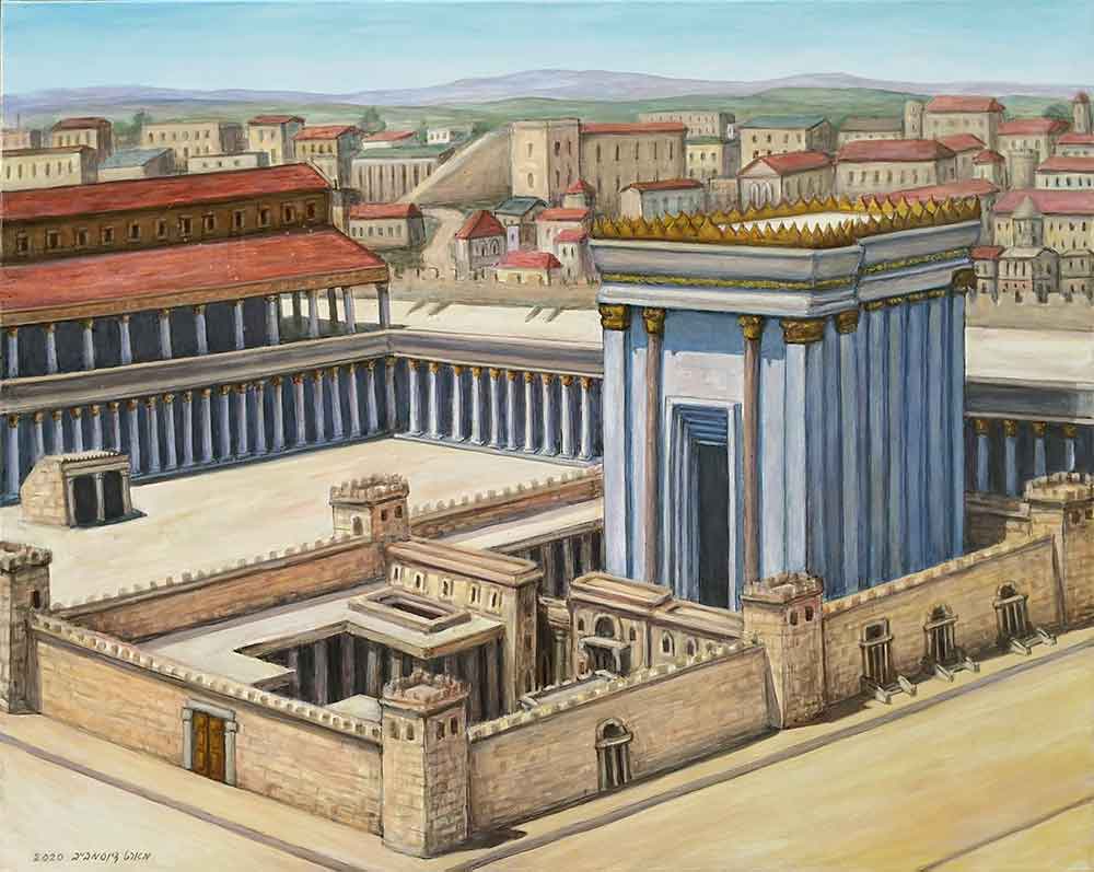 תמונת בד של בית המקדש